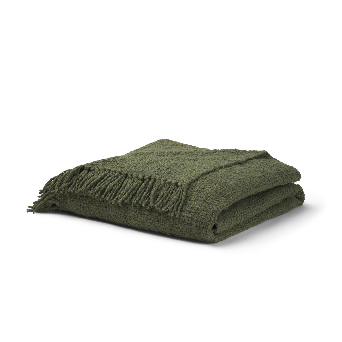 Kambal Evergreen Woven Cotton Throw Blanket-Throw Blankets-DECOROLALA