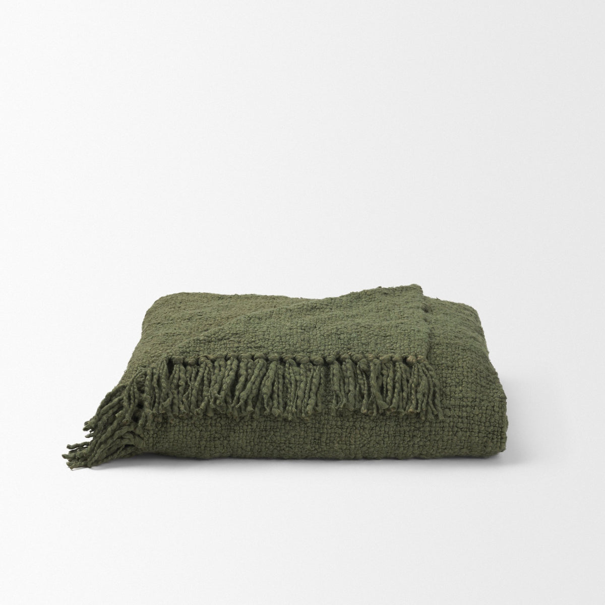 Kambal Evergreen Woven Cotton Throw Blanket-Throw Blankets-DECOROLALA