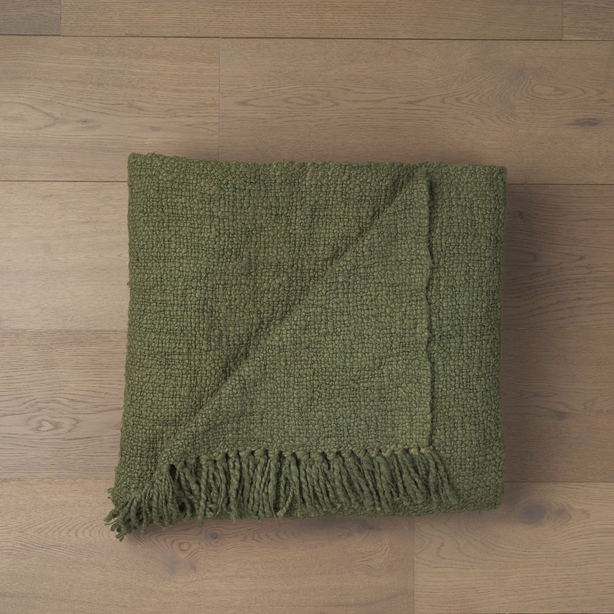 Kambal Evergreen Woven Cotton Throw Blanket-Throw Blankets-DECOROLALA