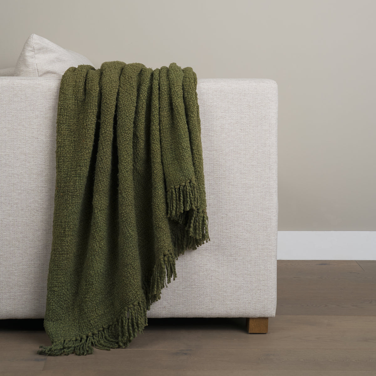 Kambal Evergreen Woven Cotton Throw Blanket-Throw Blankets-DECOROLALA