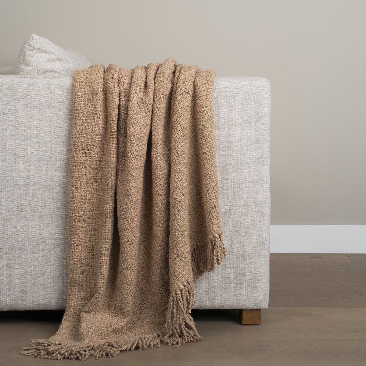 Kambal Sand Woven Cotton Throw Blanket-Throw Blankets-DECOROLALA