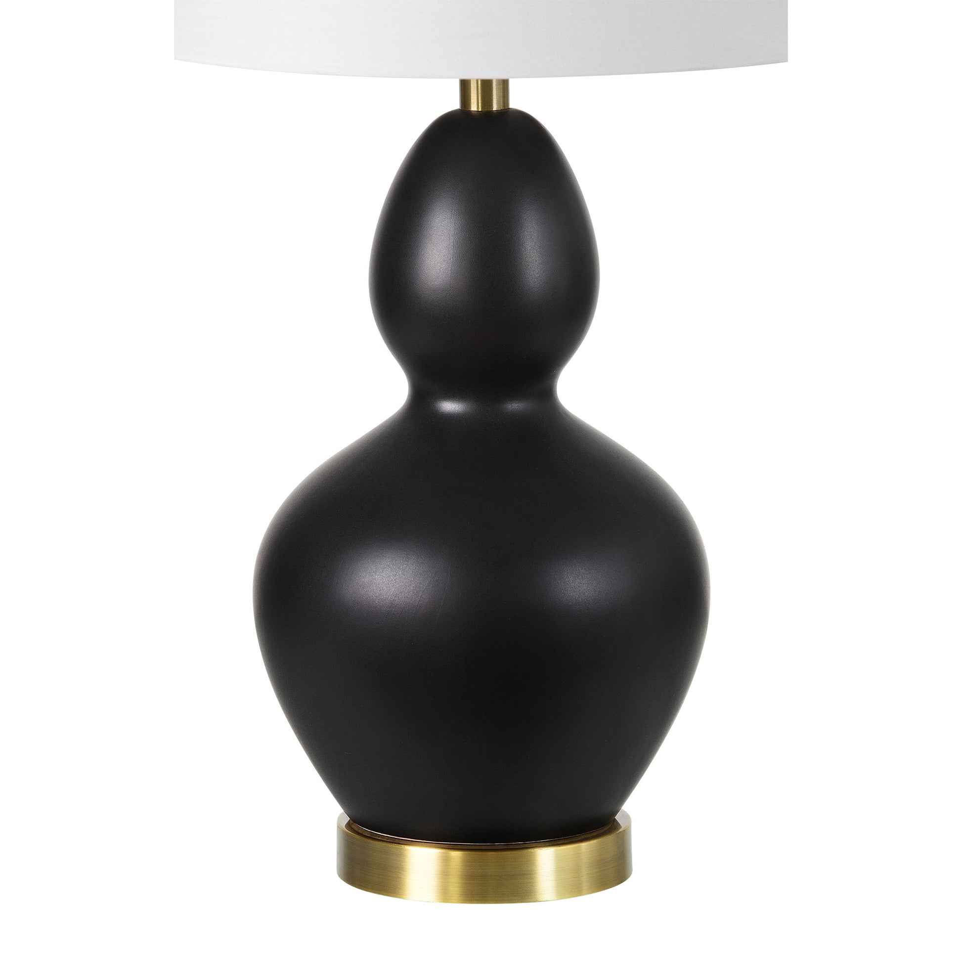 Kamilia 26.75" Table Lamp Set of 2, Matte Black-Table Lamp- Set of two-DECOROLALA