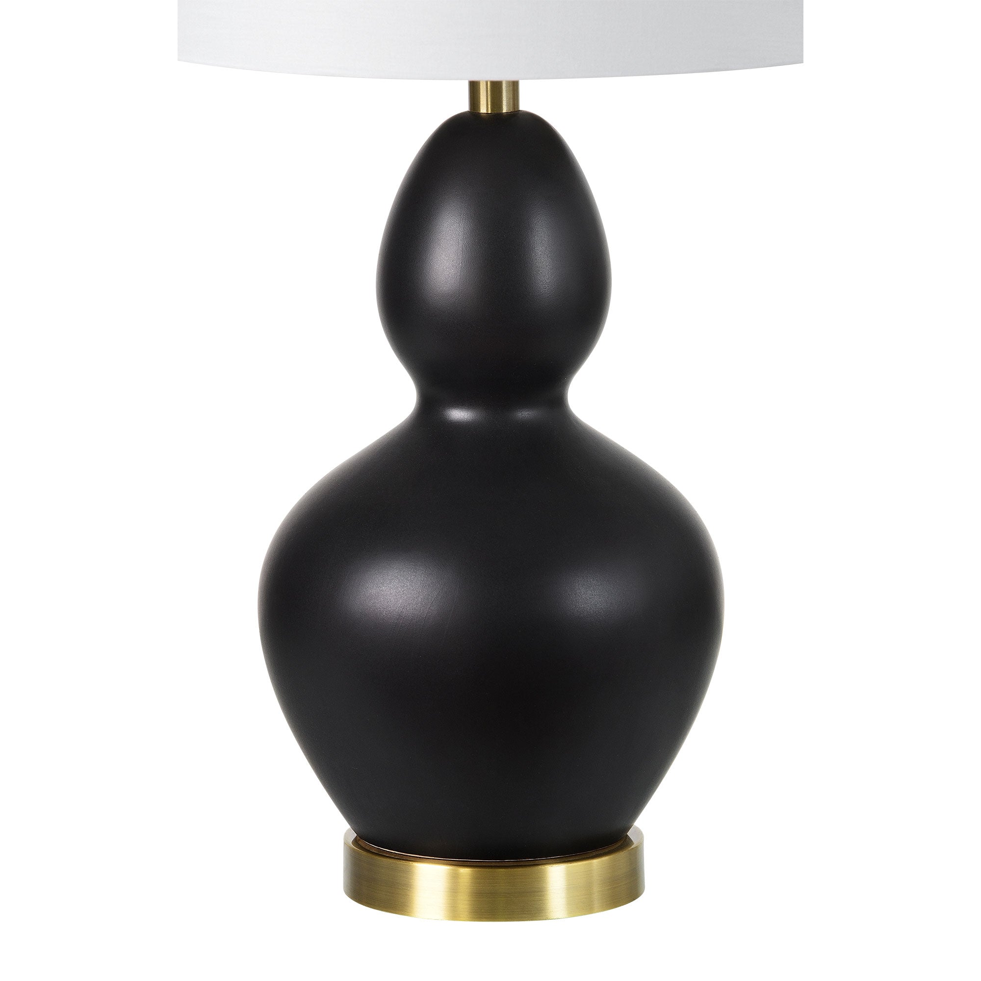 Kamilia 26.75" Table Lamp Set of 2, Matte Black-Table Lamp- Set of two-DECOROLALA