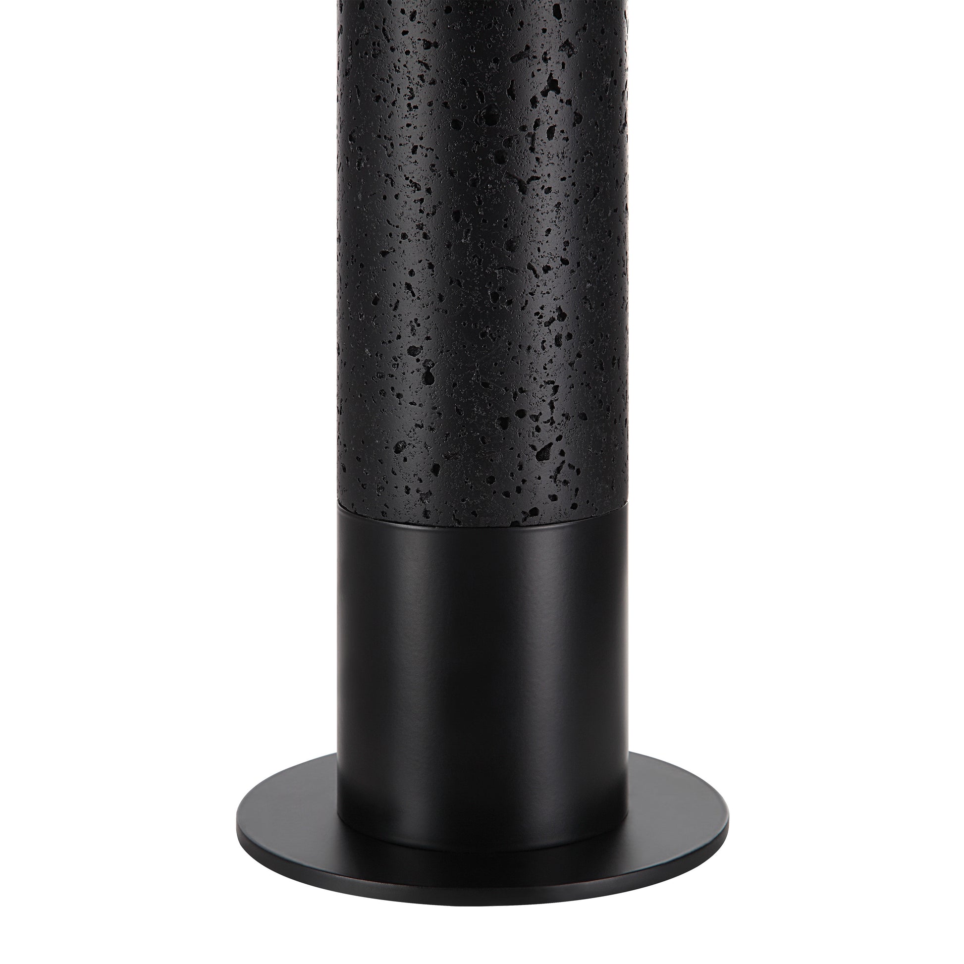 Kampen 28" Tall Matte Black Iron Table Lamp-Table Lamp-DECOROLALA