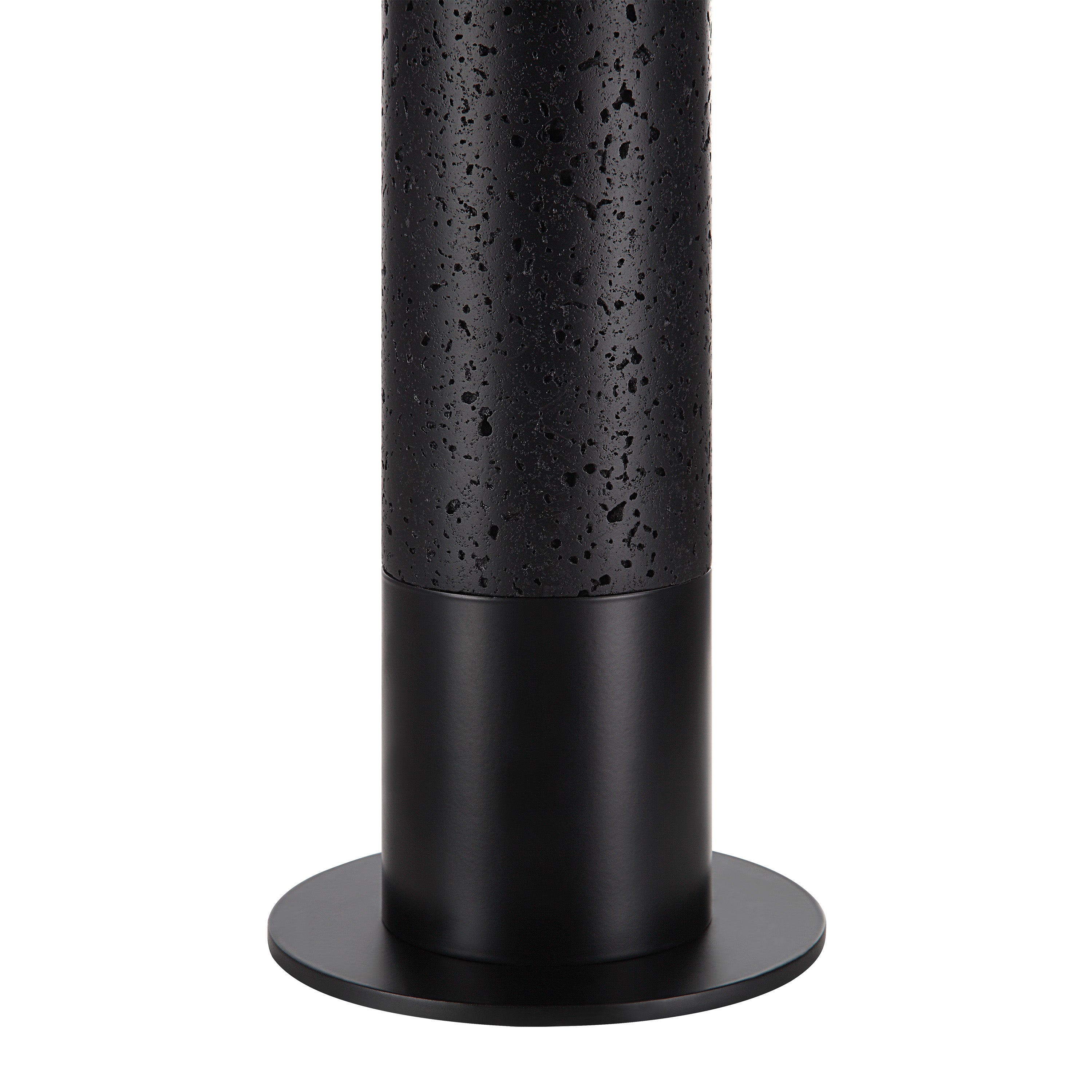 Kampen 28" Tall Matte Black Iron Table Lamp-Table Lamp-DECOROLALA
