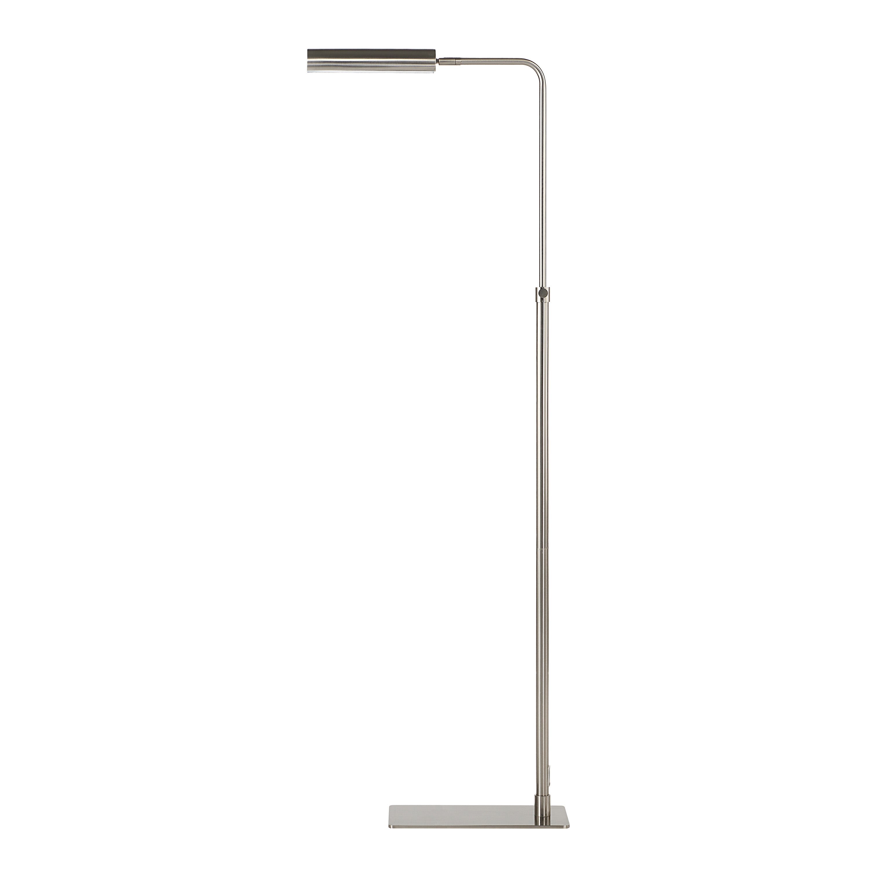 Karima 44.5" Floor Lamp, Brushed Brass-Floor Lamp-DECOROLALA