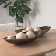 Karmen (Set of 2) Gold Hammered Oversized Bowls-Bowls-DECOROLALA