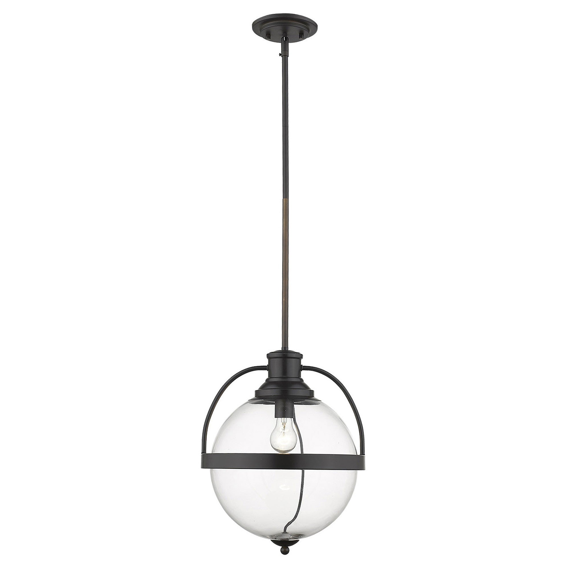 Kassian 1-Light Oil-Rubbed Bronze Pendant-Pendants-Hanging Lights-DECOROLALA