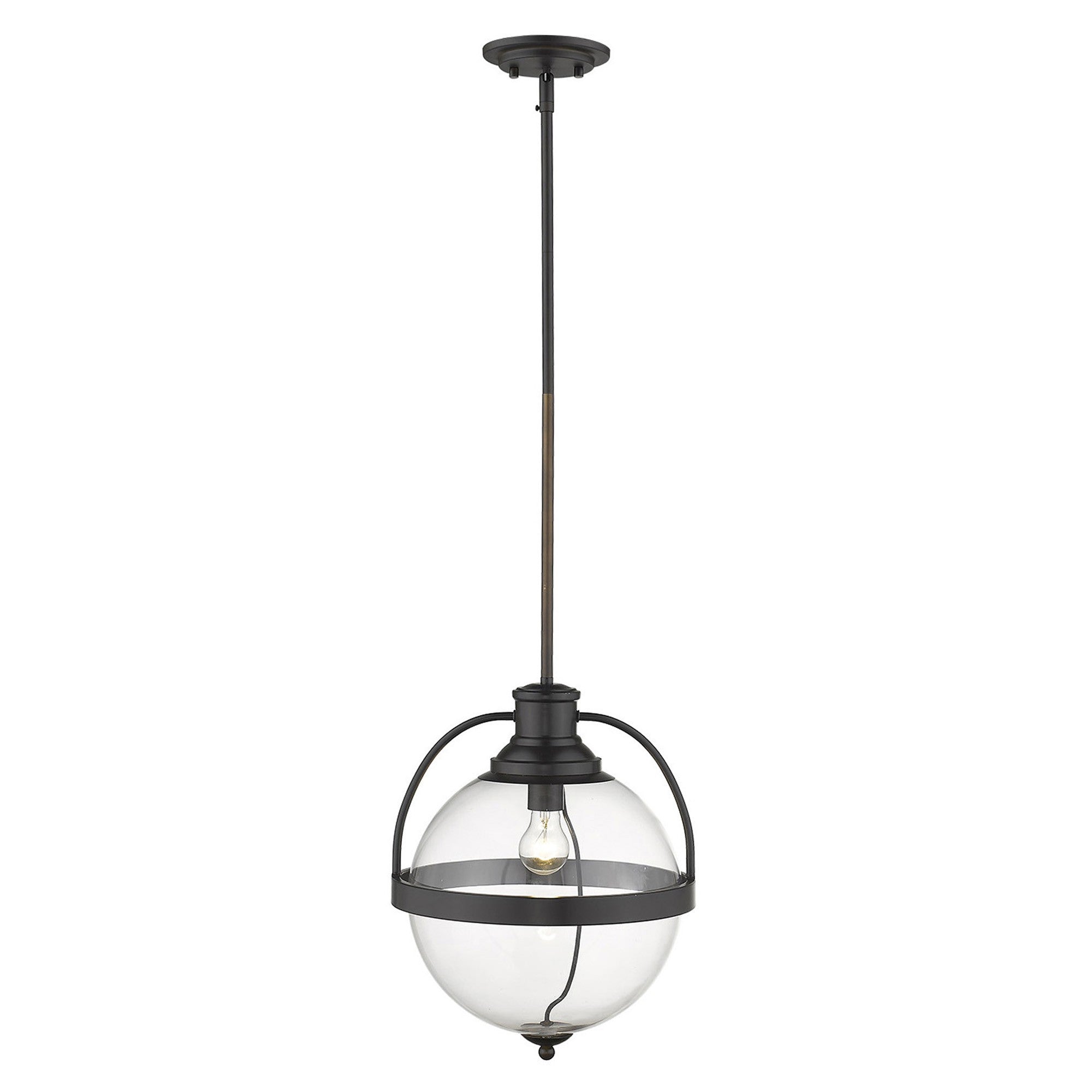 Kassian 1-Light Oil-Rubbed Bronze Pendant-Pendants-Hanging Lights-DECOROLALA