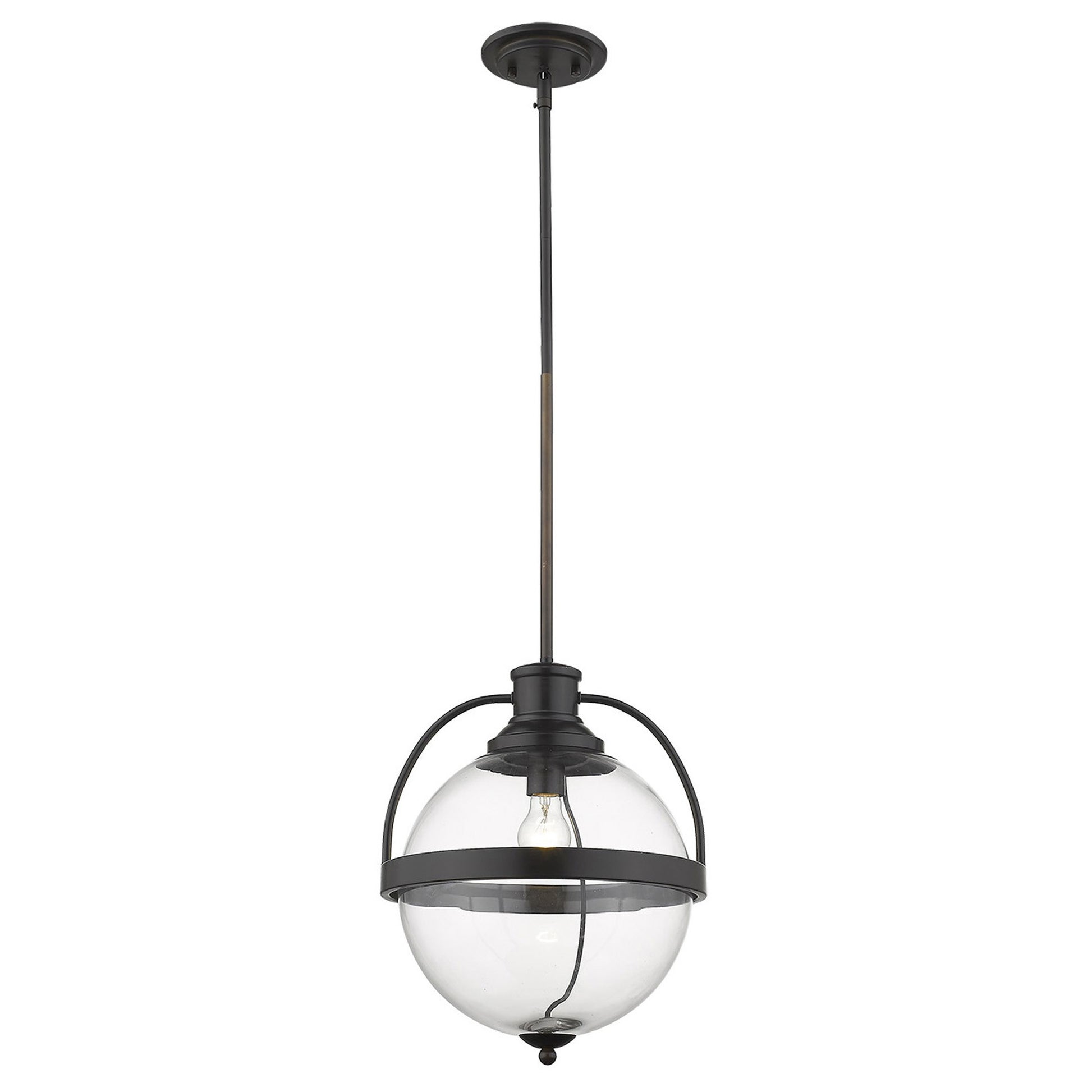 Kassian 1-Light Oil-Rubbed Bronze Pendant-Pendants-Hanging Lights-DECOROLALA
