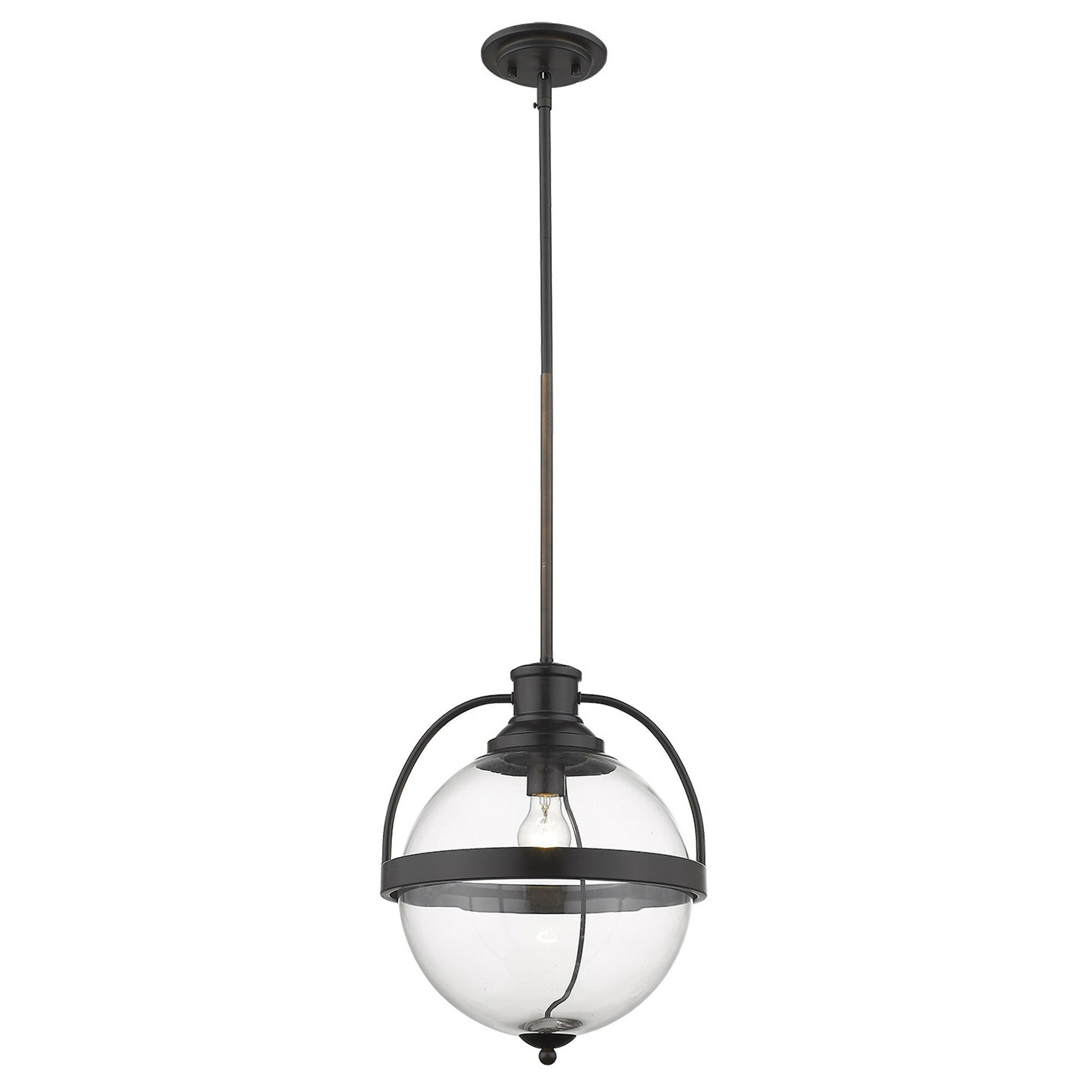 Kassian 1-Light Oil-Rubbed Bronze Pendant-Pendants-Hanging Lights-DECOROLALA