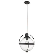 Kassian 1-Light Oil-Rubbed Bronze Pendant-Pendants-Hanging Lights-DECOROLALA