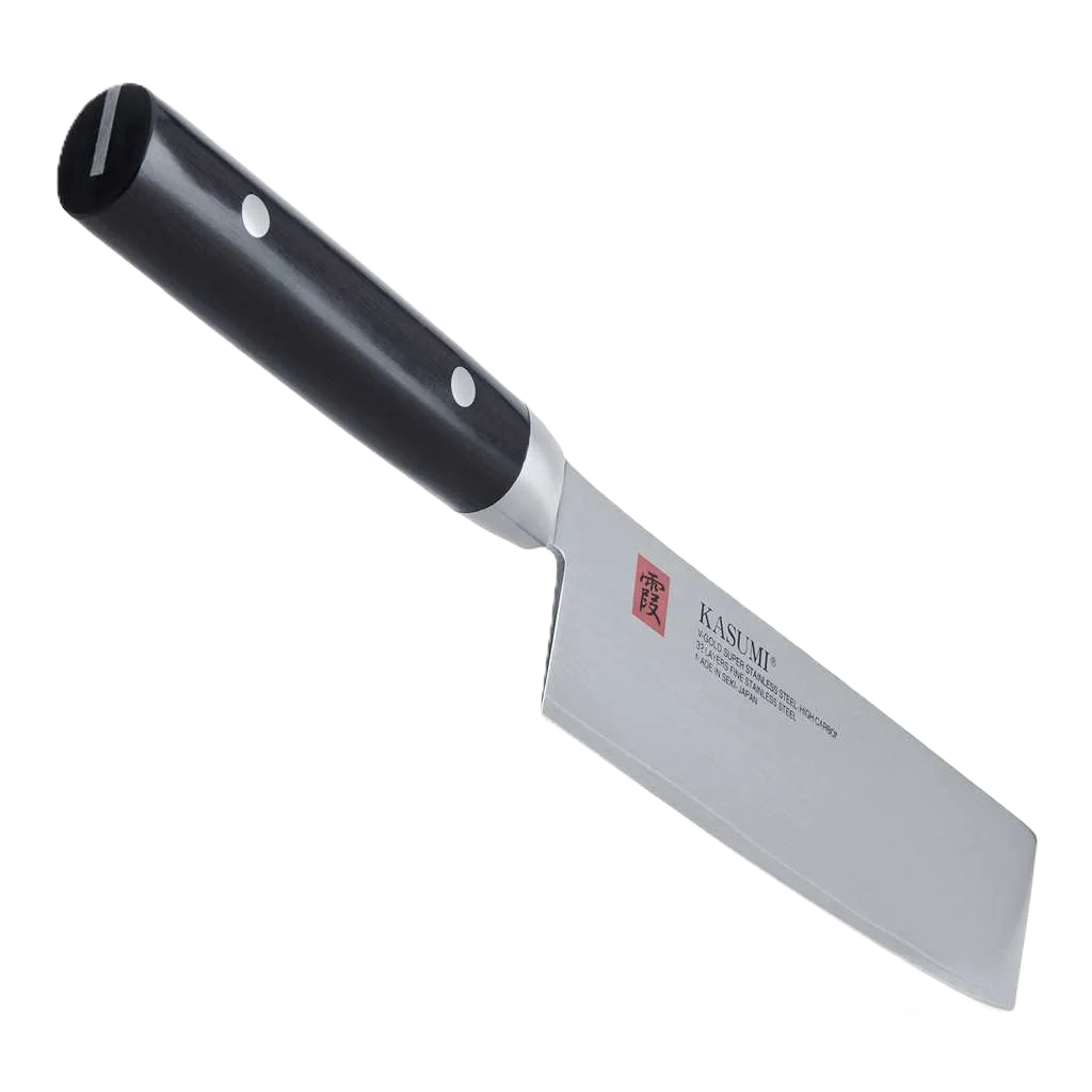 Kasumi Damascus Nakiri 17cm | VG-10 Japanese Vegetable Knife-Nakiri Knife-DECOROLALA