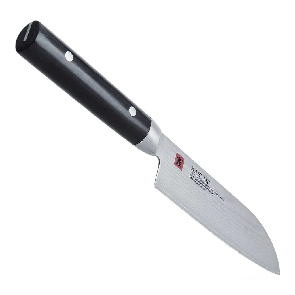 Kasumi Damascus Santoku 13cm – VG-10 Compact Chef Knife, Japan-Santoku Knife-DECOROLALA