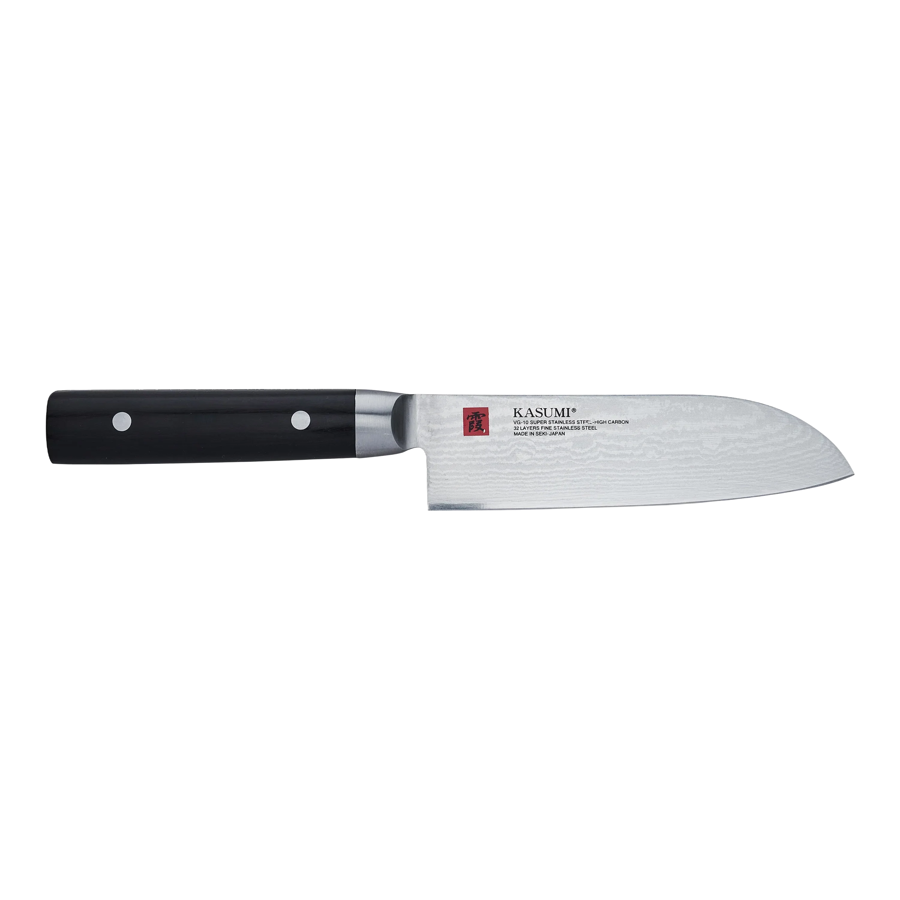 Kasumi Damascus Santoku 13cm – VG-10 Compact Chef Knife, Japan-Santoku Knife-DECOROLALA