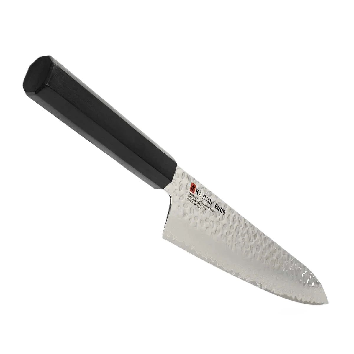 Kasumi Kuro Chef Blade 21cm / 8.27" - Hammered Damascus Gyuto, Japan-Made-Chef Knife-DECOROLALA