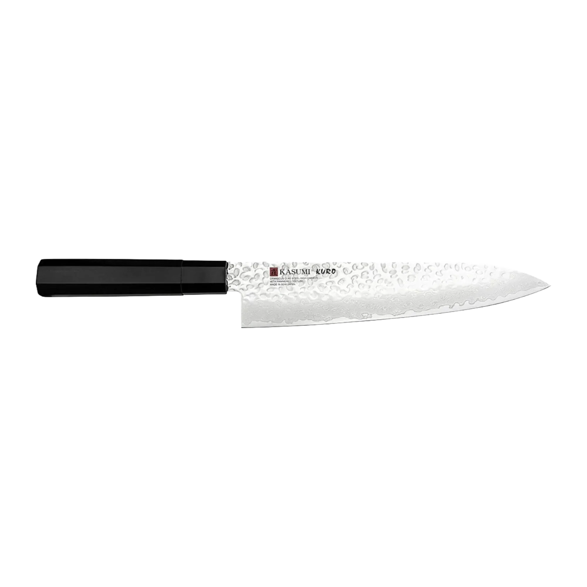 Kasumi Kuro Chef Blade 21cm / 8.27" - Hammered Damascus Gyuto, Japan-Made-Chef Knife-DECOROLALA