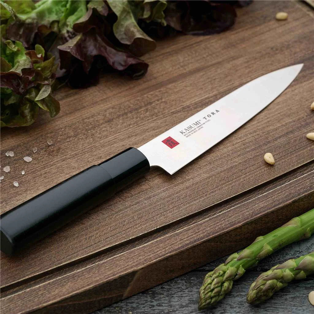 Kasumi Tora Utility Knife 15cm – Japanese All-Purpose Blade, Made in Seki-Utility Knife-DECOROLALA