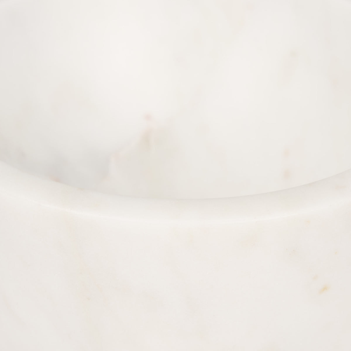 Katora Small Premium Solid White Marble Bowl-Bowls-DECOROLALA