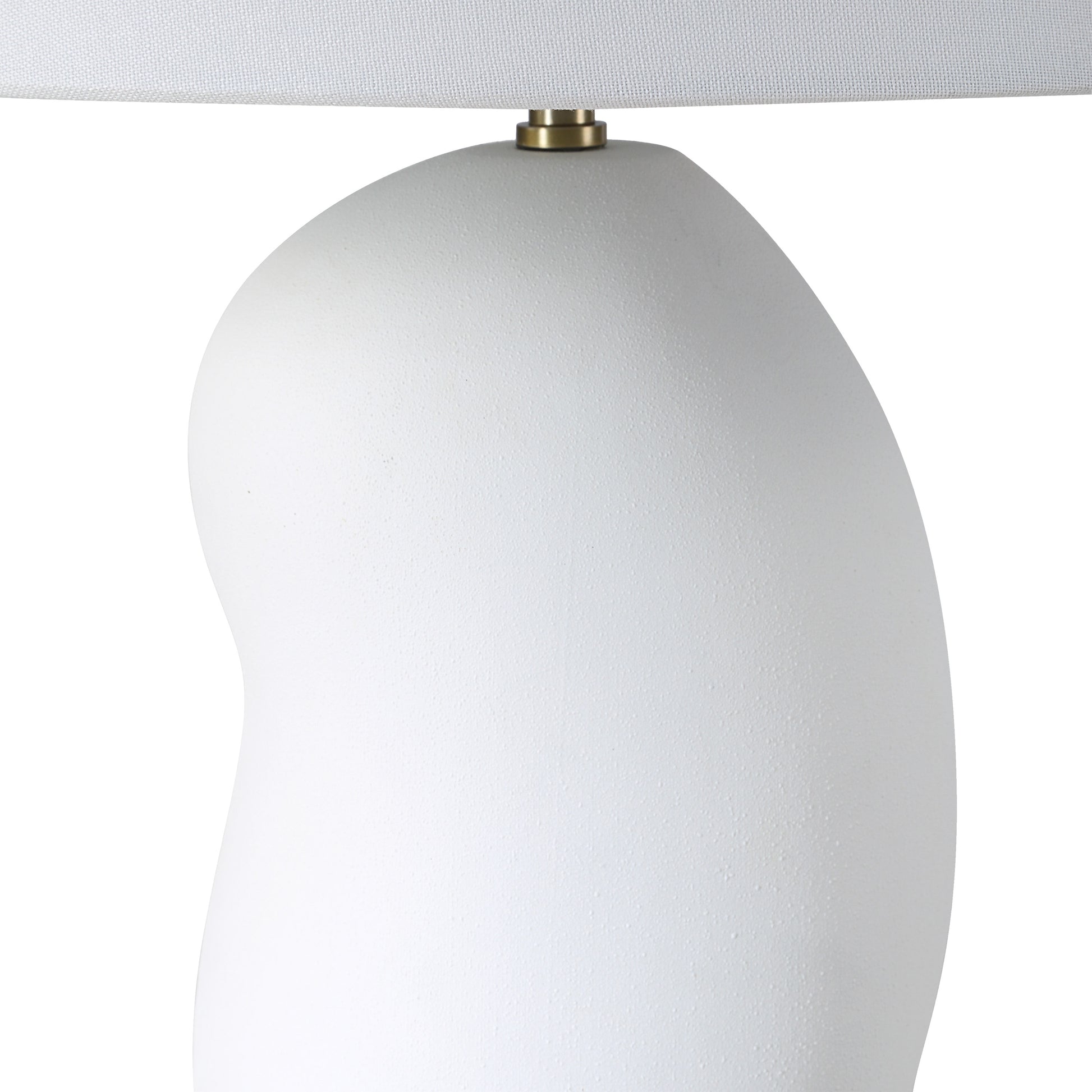 Katya 25" Table Lamp, Matte White-Table Lamp-DECOROLALA