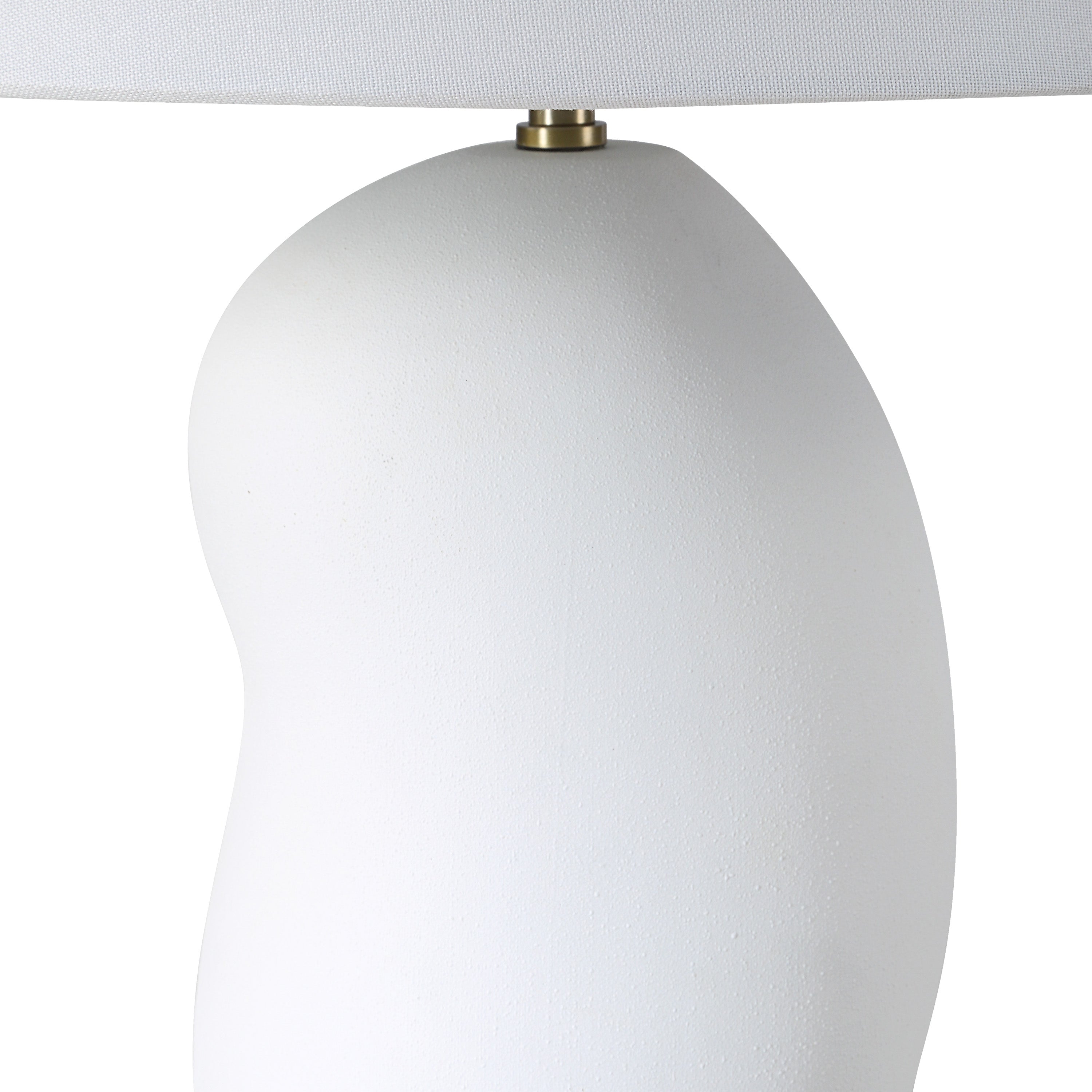 Katya 25" Table Lamp, Matte White-Table Lamp-DECOROLALA