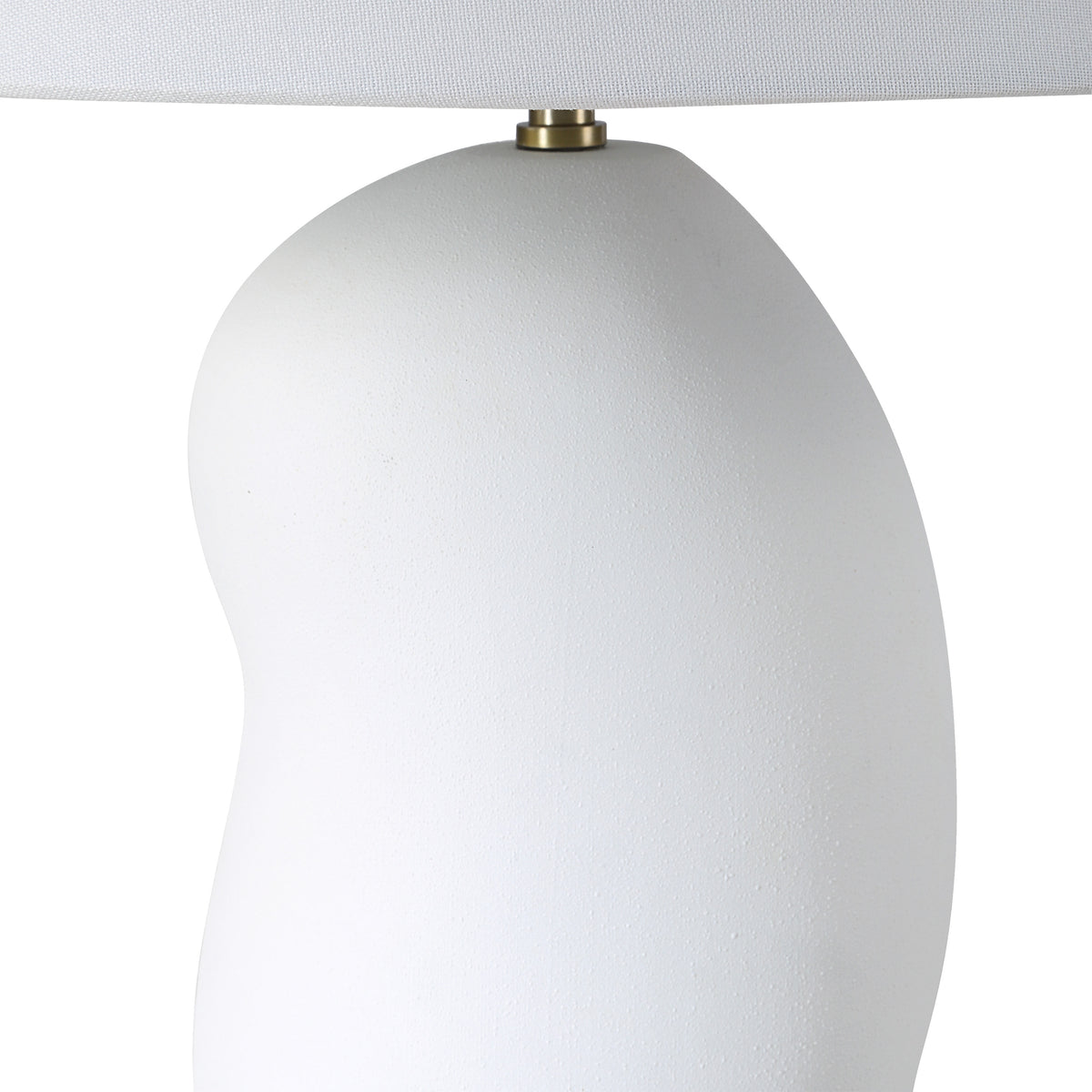 Katya 25" Table Lamp, Matte White-Table Lamp-DECOROLALA