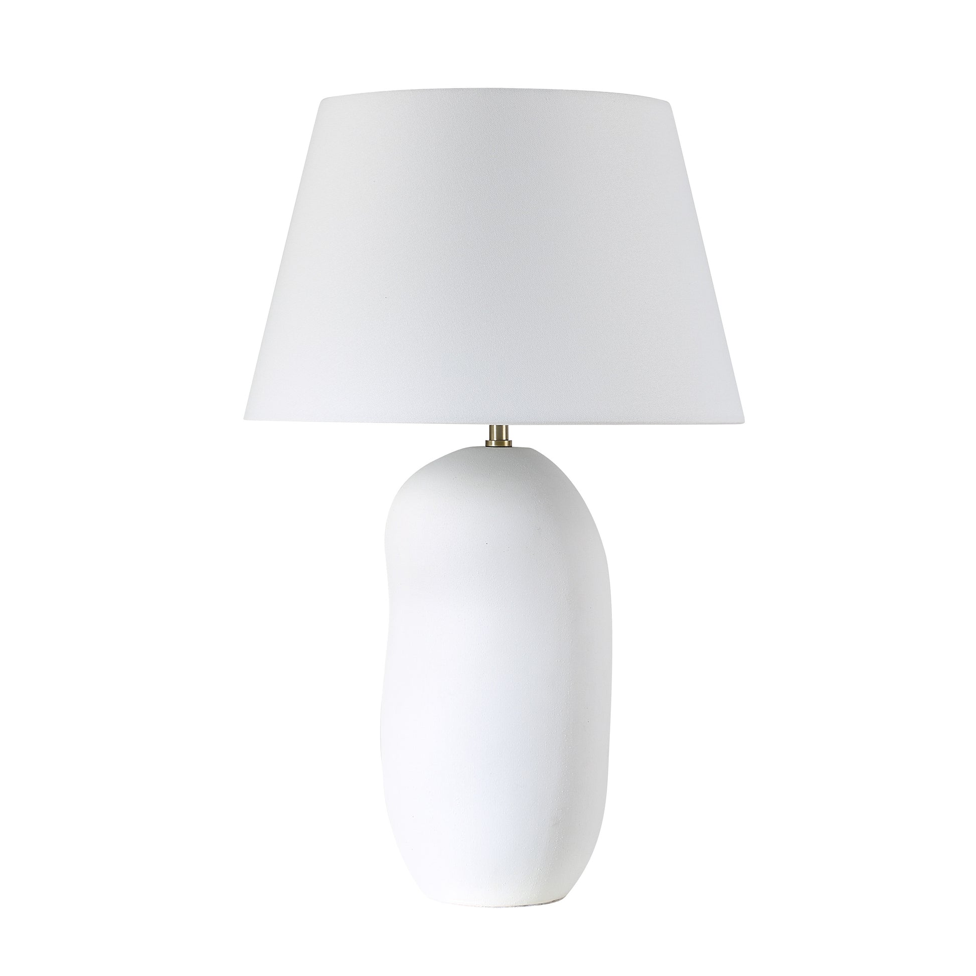 Katya 25" Table Lamp, Matte White-Table Lamp-DECOROLALA