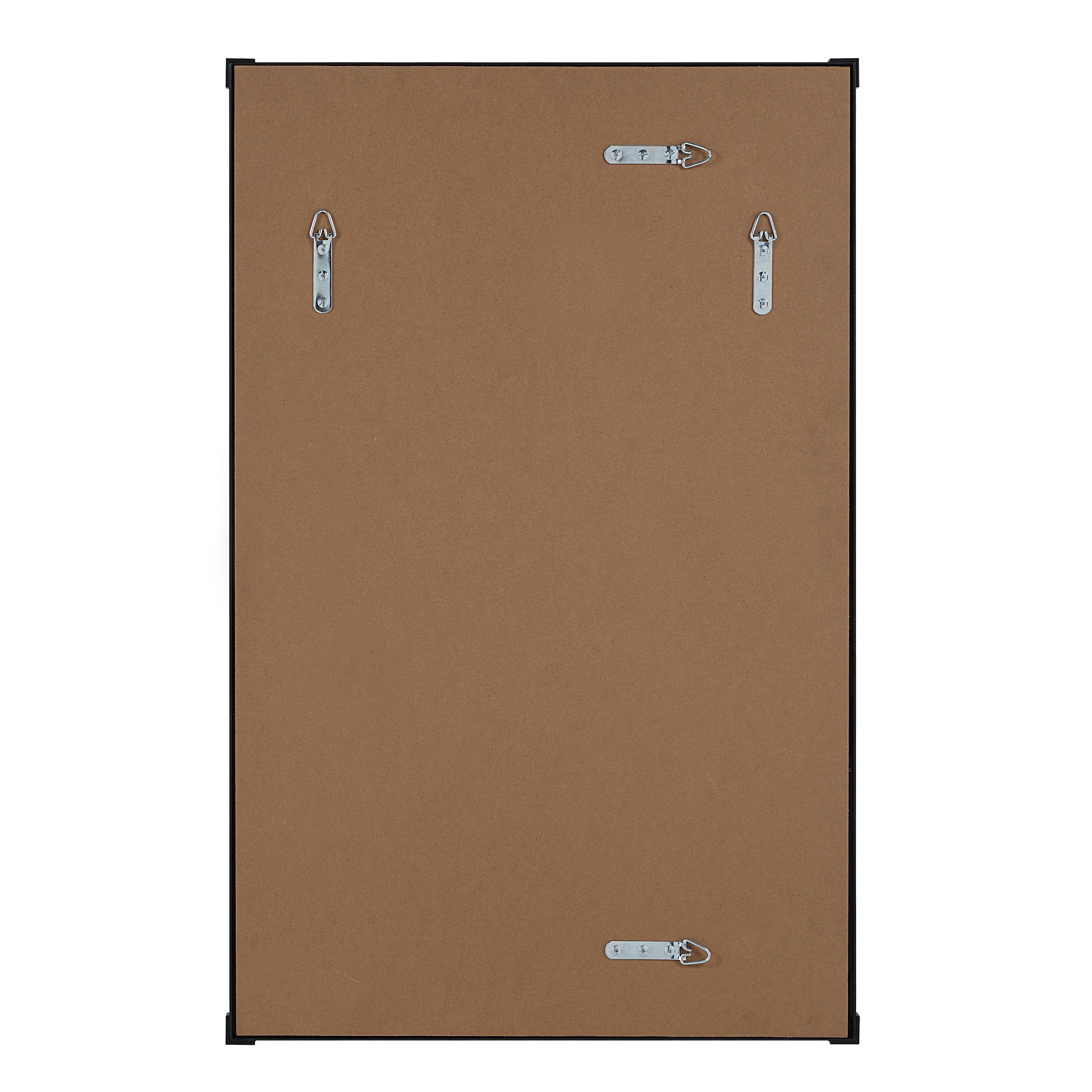 Kauri 35" H x 22" W Wall Mirror, Black-Mirror-DECOROLALA