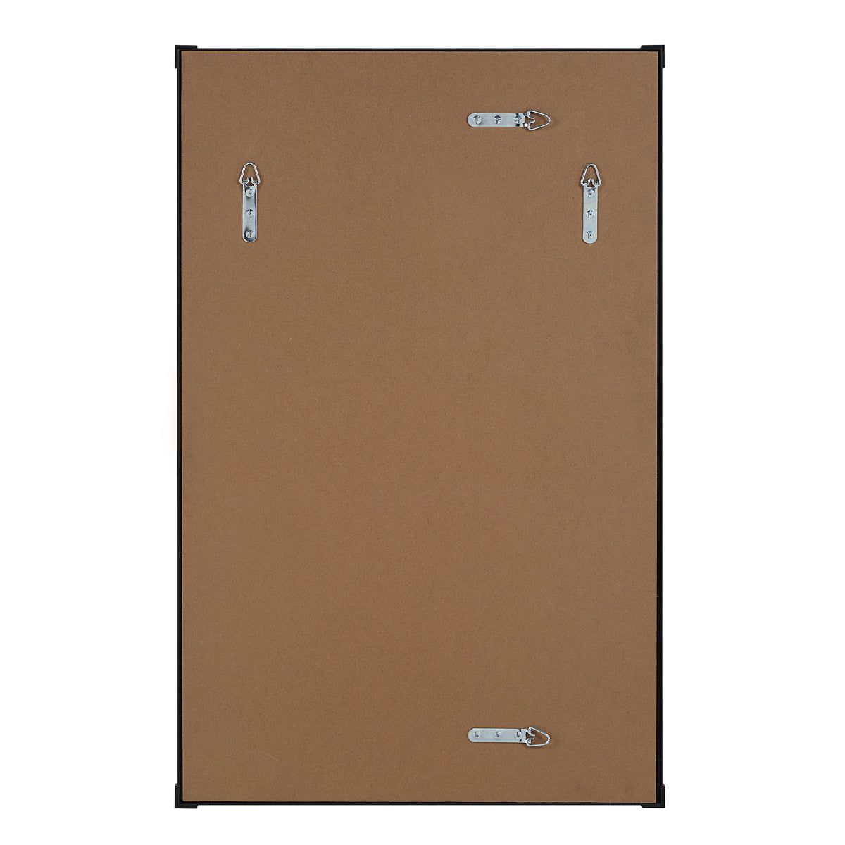 Kauri 35" H x 22" W Wall Mirror, Black-Mirrors-DECOROLALA