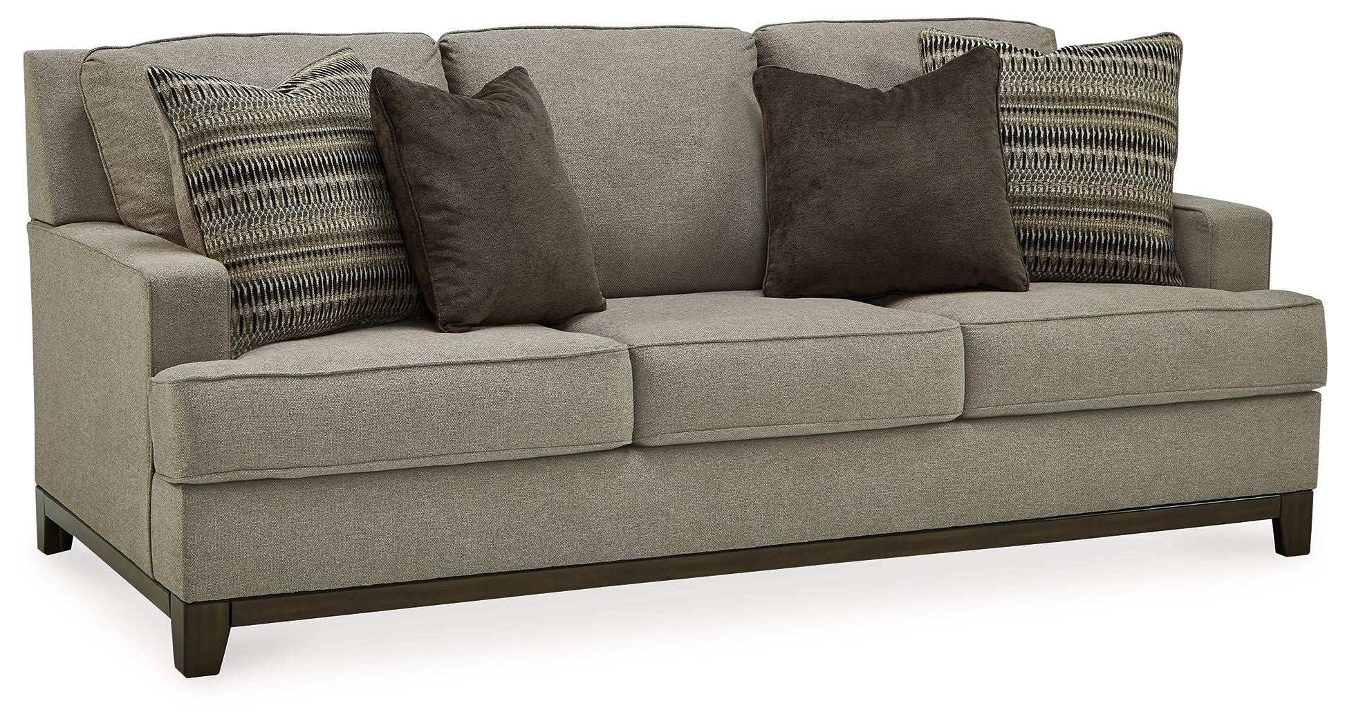 Kaywood Sofa - Granite 89"W-Stationary Sofas-DECOROLALA