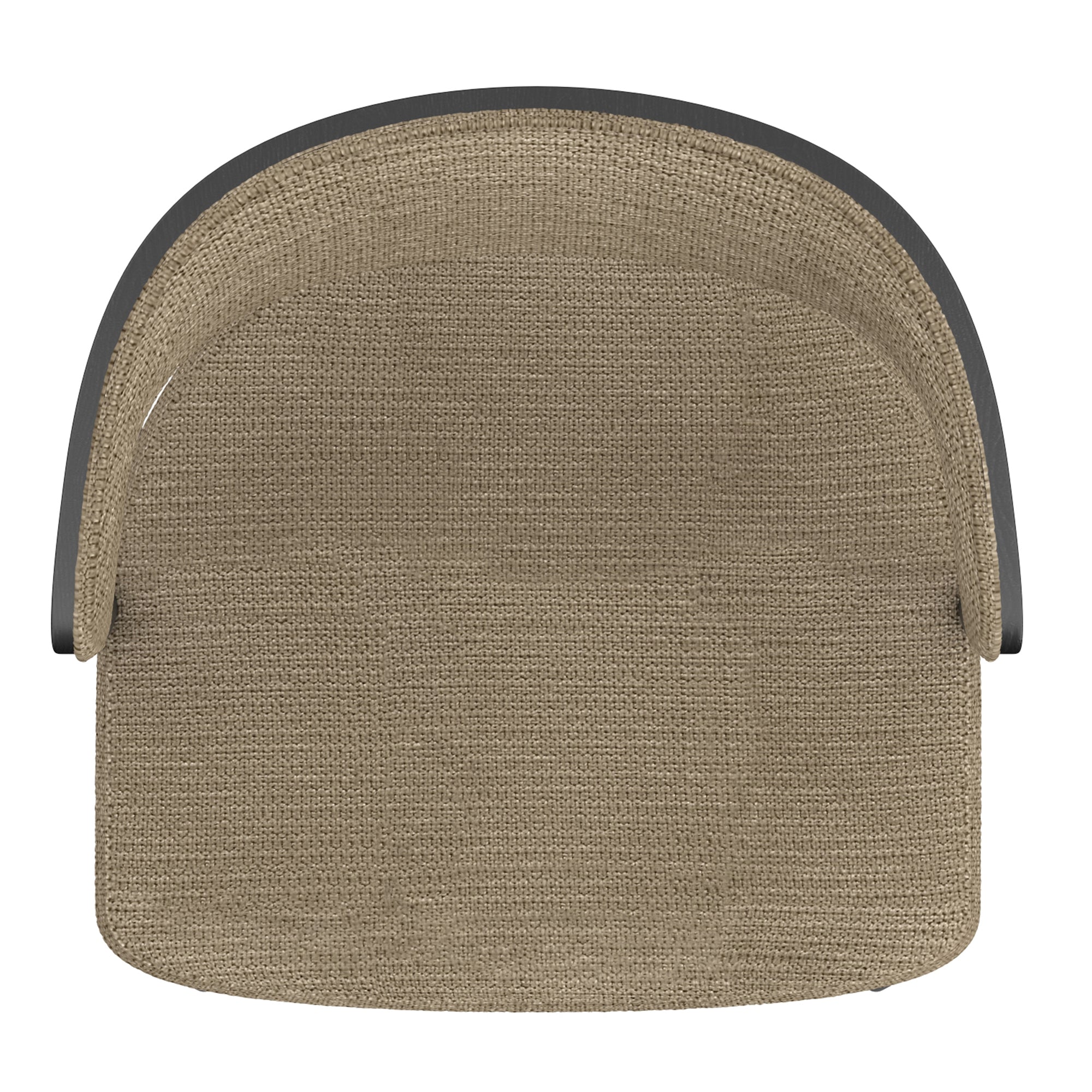 Kazan Dining Chair - Dark Beige Bentwood with Performance Fabric-DECOROLALA