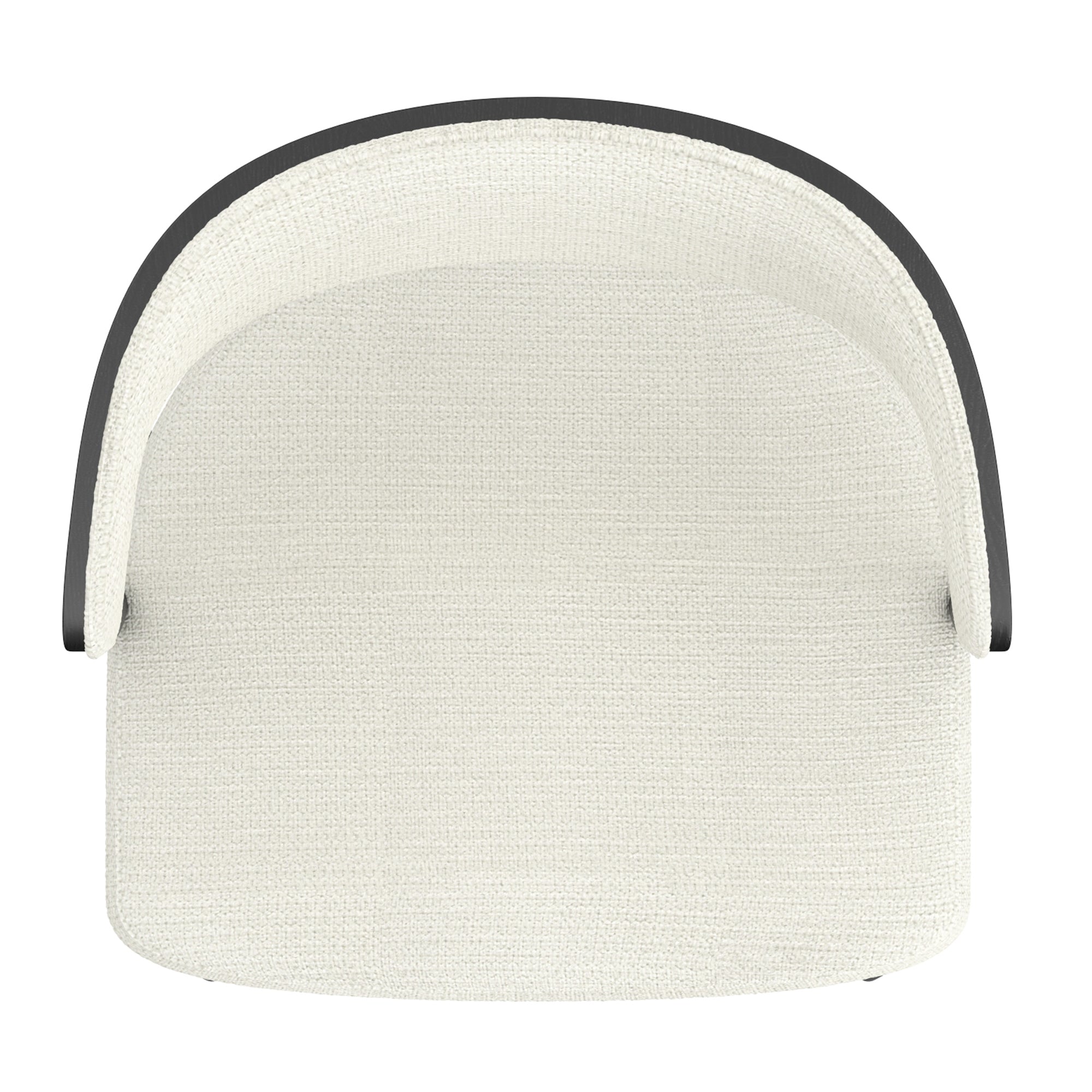 Kazan Dining Chair - Ivory Performance Fabric Bentwood Back-DECOROLALA