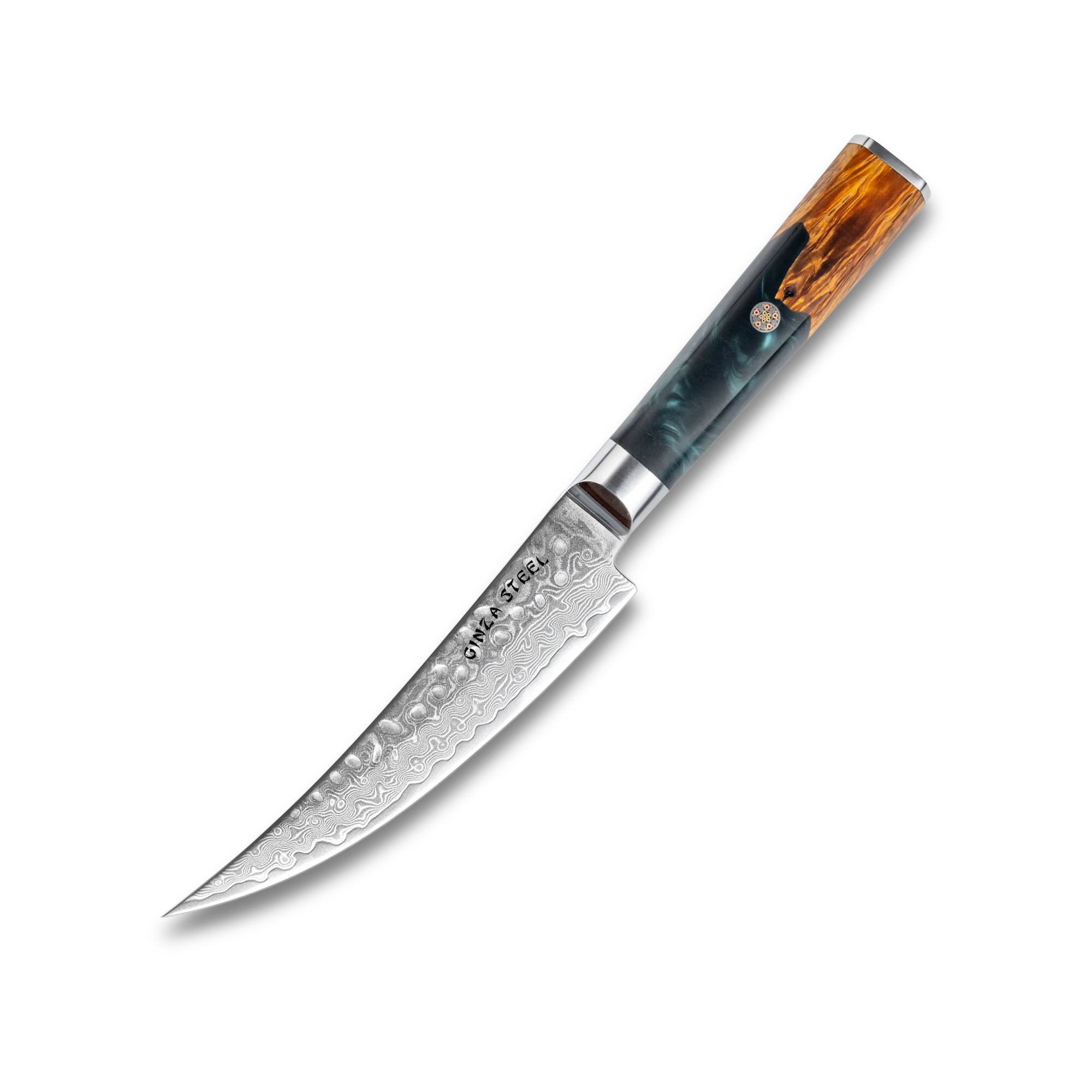 Kaze Katana 6? Boning Knife | Damascus Steel by Ginza Steel-Boning Knife-DECOROLALA