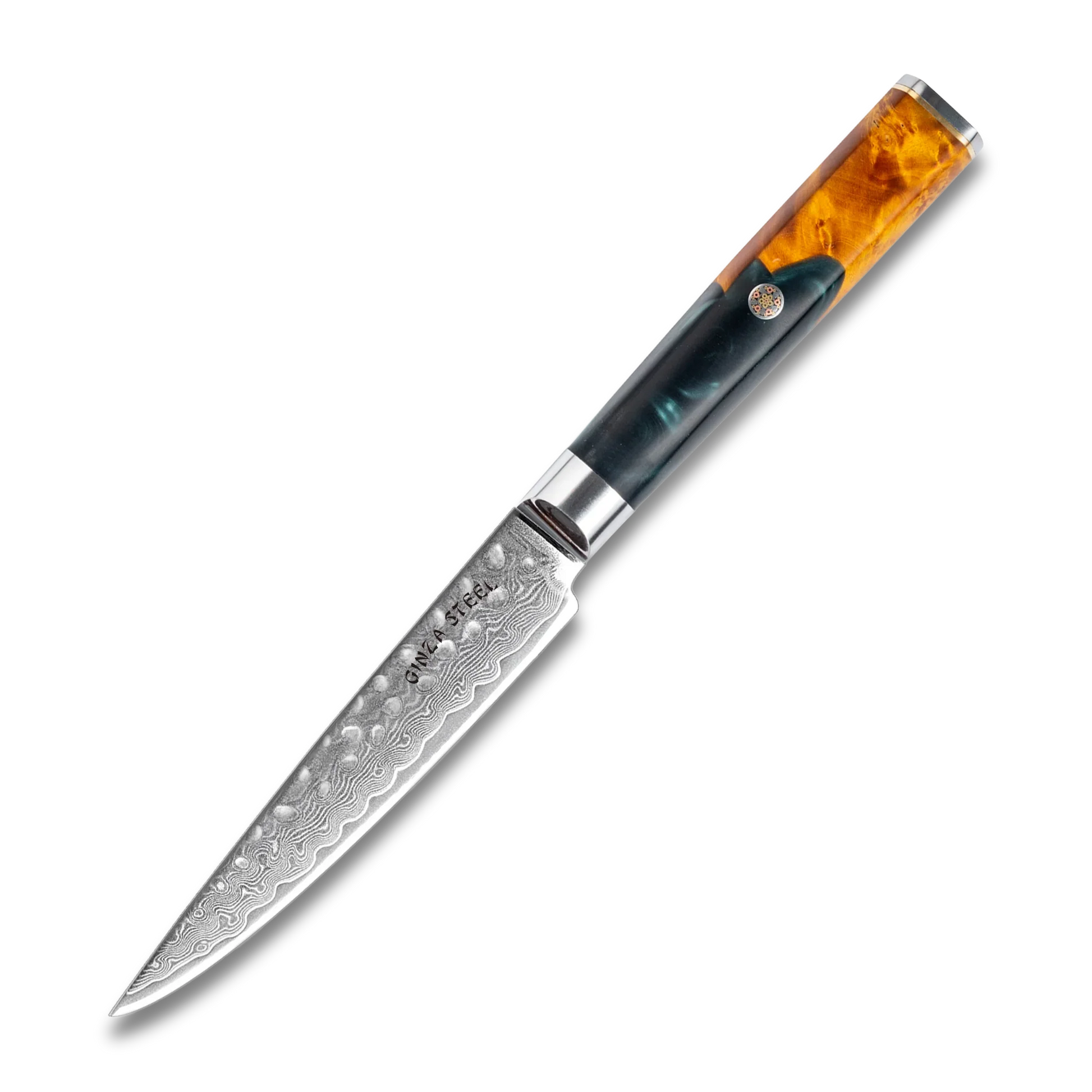 Kaze Katana 6" Damascus Utility Knife - VG10-Utility Knife-DECOROLALA