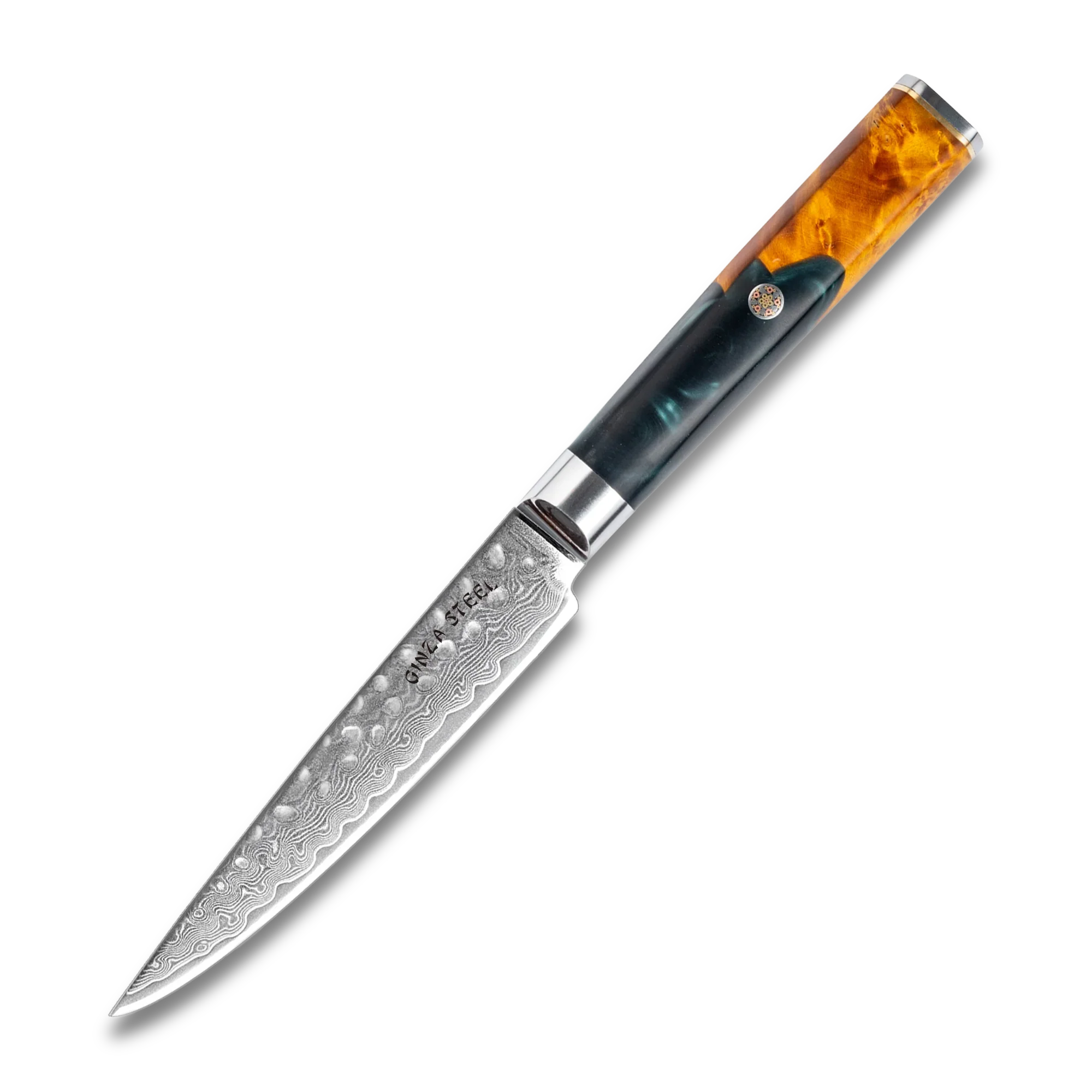 Kaze Katana 6" Damascus Utility Knife - VG10-Utility Knife-DECOROLALA