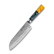 Kaze Katana 7? Santoku Knife | Damascus Steel by Ginza Steel-Santoku Knife-DECOROLALA