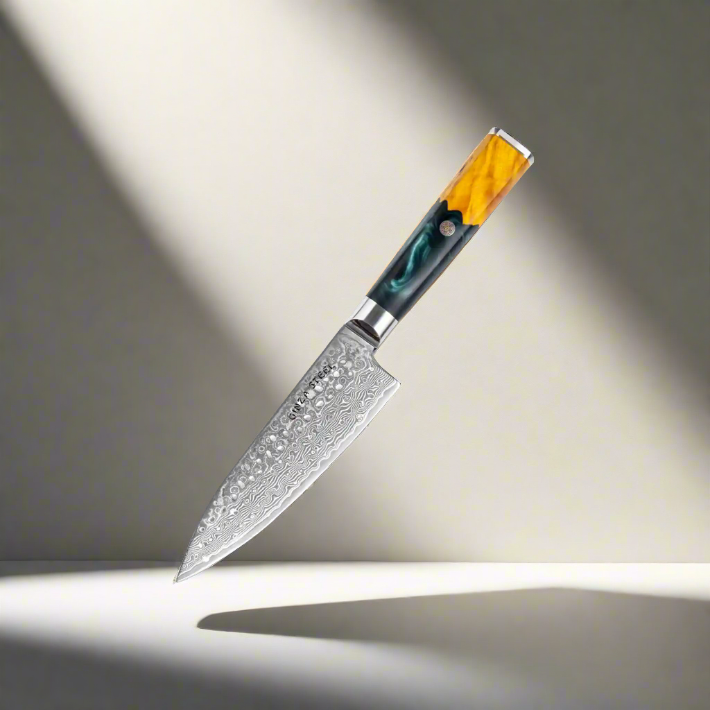 Kaze Katana | Chef Knife 6-in Damascus VG10 Steel 67 layer-Chef Knife-DECOROLALA