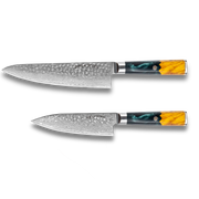 Kaze Katana Due Chef Knife Set - 8" & 6" VG10-Kitchen Knife-DECOROLALA
