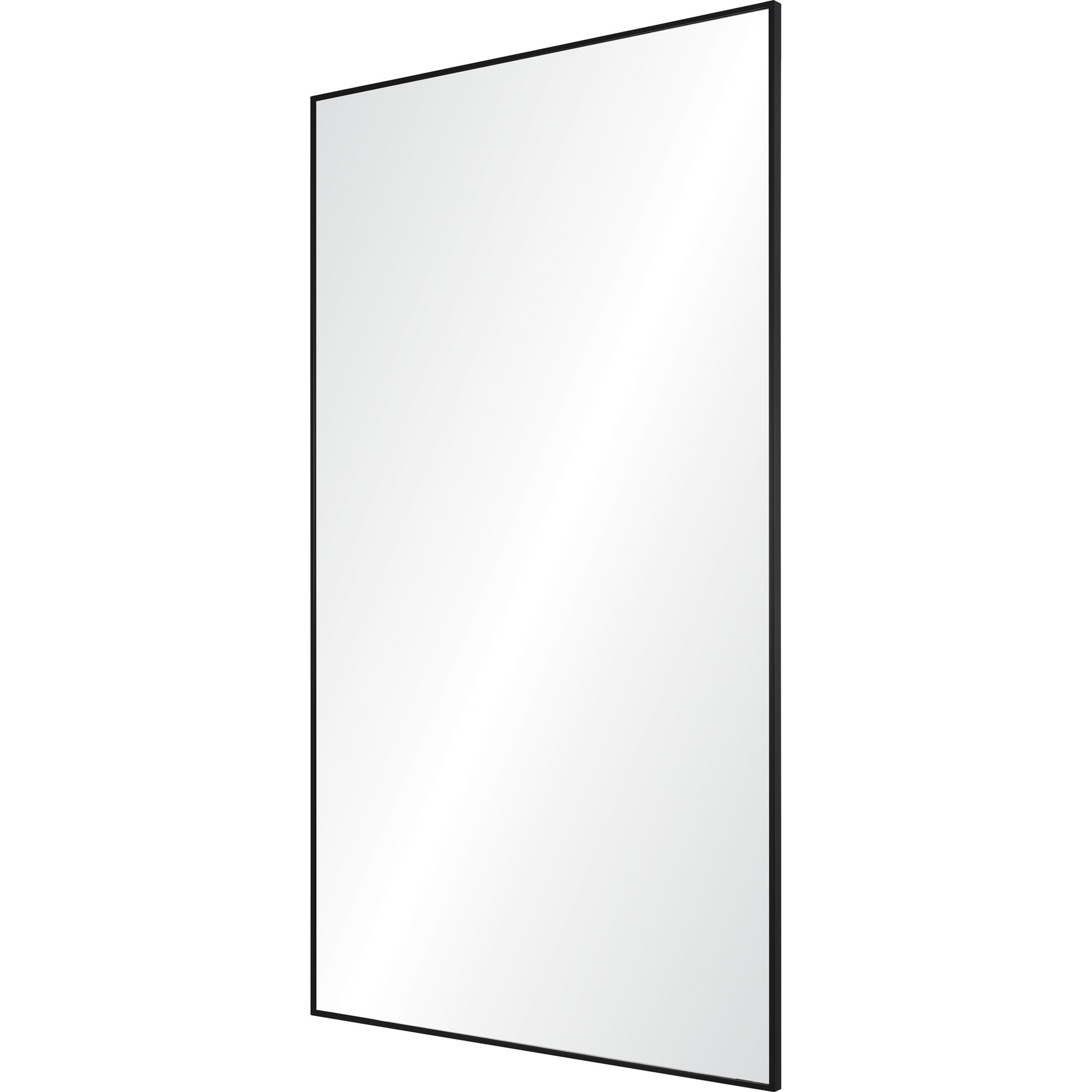 Keene 83" Tall Rectangle Full Length Mirror, Black-Full Length Mirror-DECOROLALA
