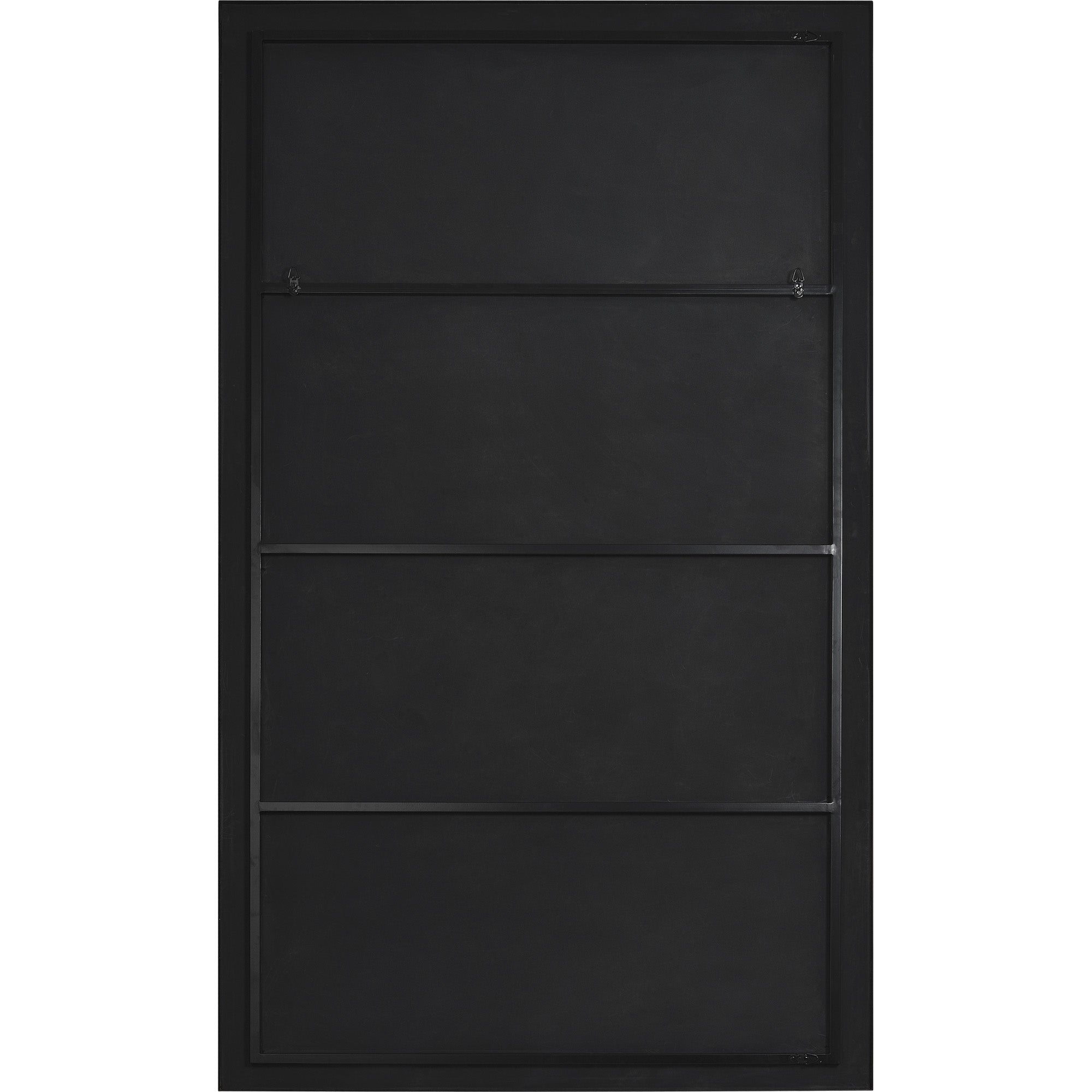 Keene 83" Tall Rectangle Full Length Mirror, Black-Full Length Mirror-DECOROLALA