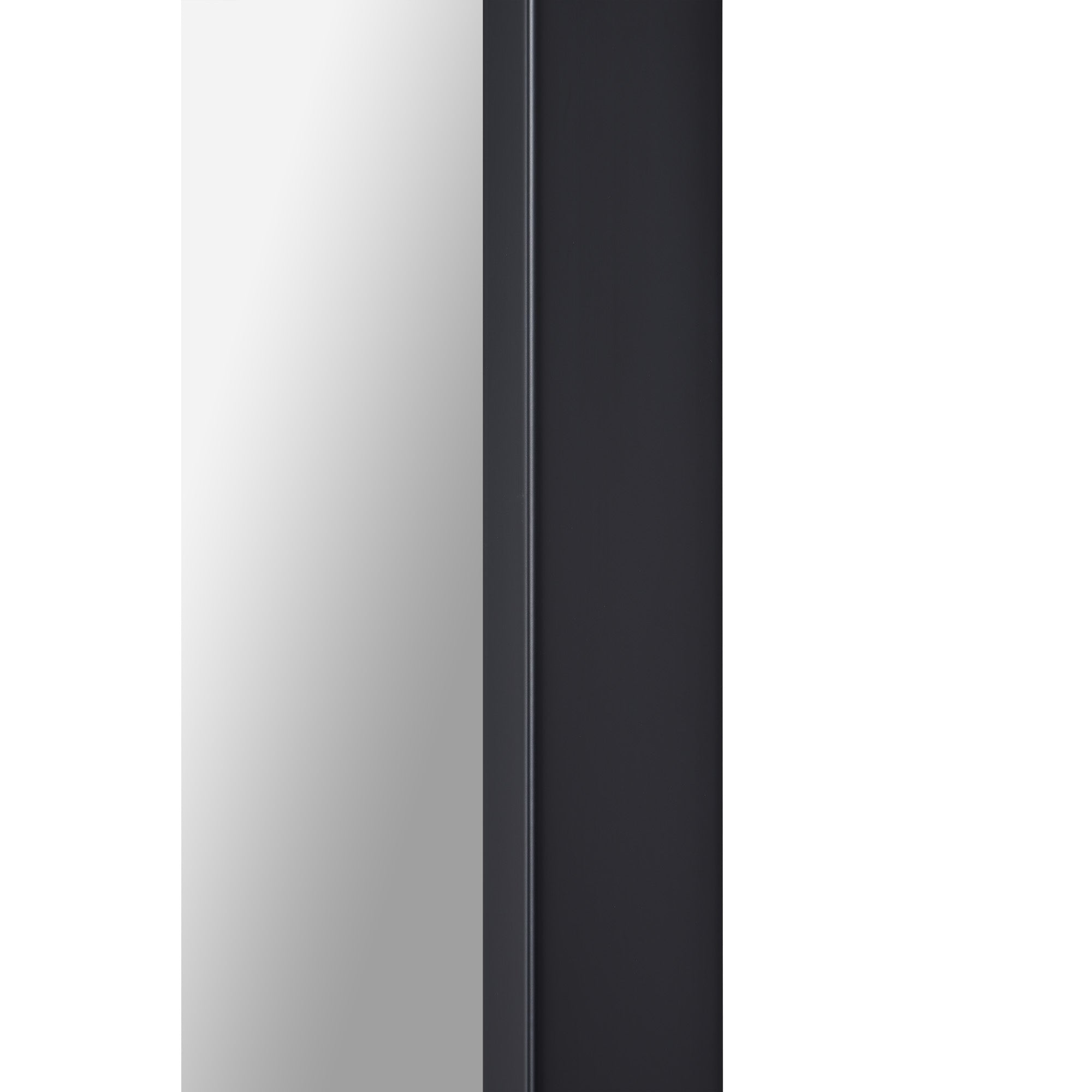 Keene 83" Tall Rectangle Full Length Mirror, Black-Full Length Mirror-DECOROLALA