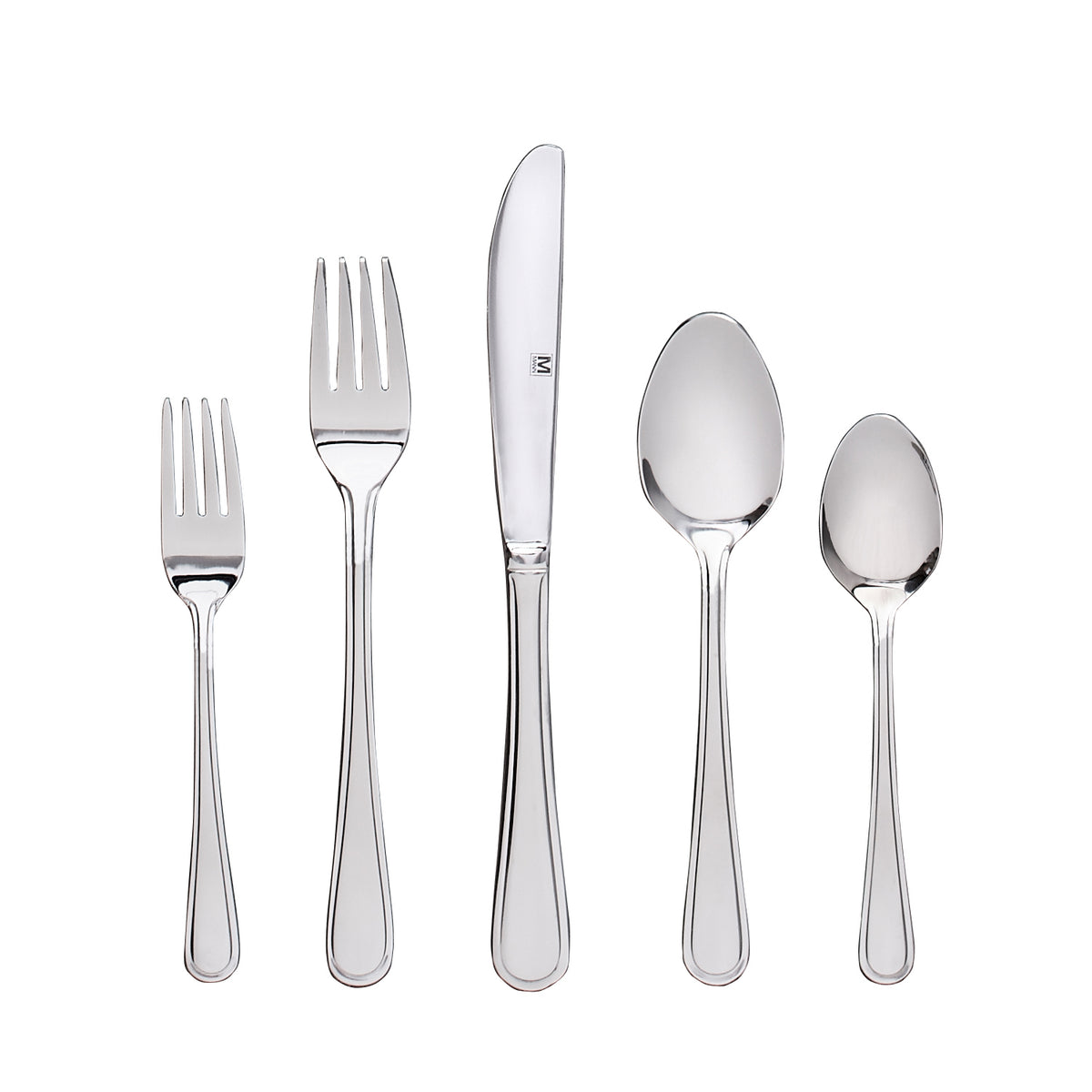 Kelby 20pc Stainless Steel Flatware Set-Flatware-DECOROLALA