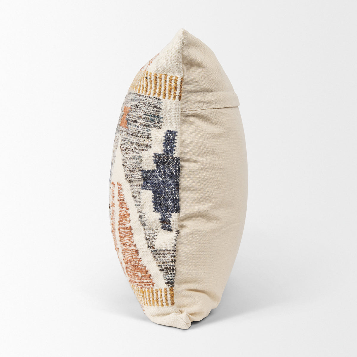 Kenzie Handwoven Wool Ikat Pillow Cover (Min Order Qty 2)-Decorative Pillows-DECOROLALA