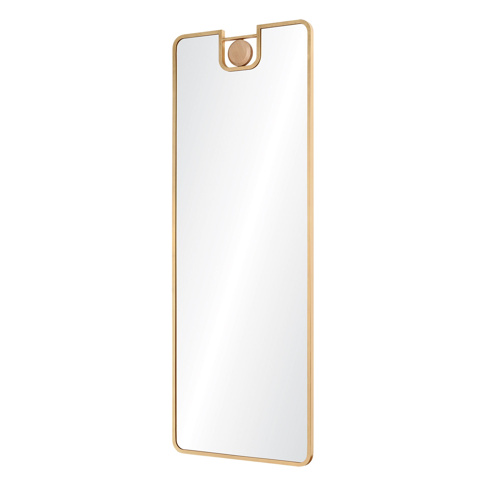 Kepler 65" Tall Rectangle Full Length Mirror, Yellow-Full Length Mirror-DECOROLALA