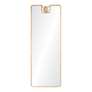Kepler 65" Tall Rectangle Full Length Mirror, Yellow-Full Length Mirror-DECOROLALA