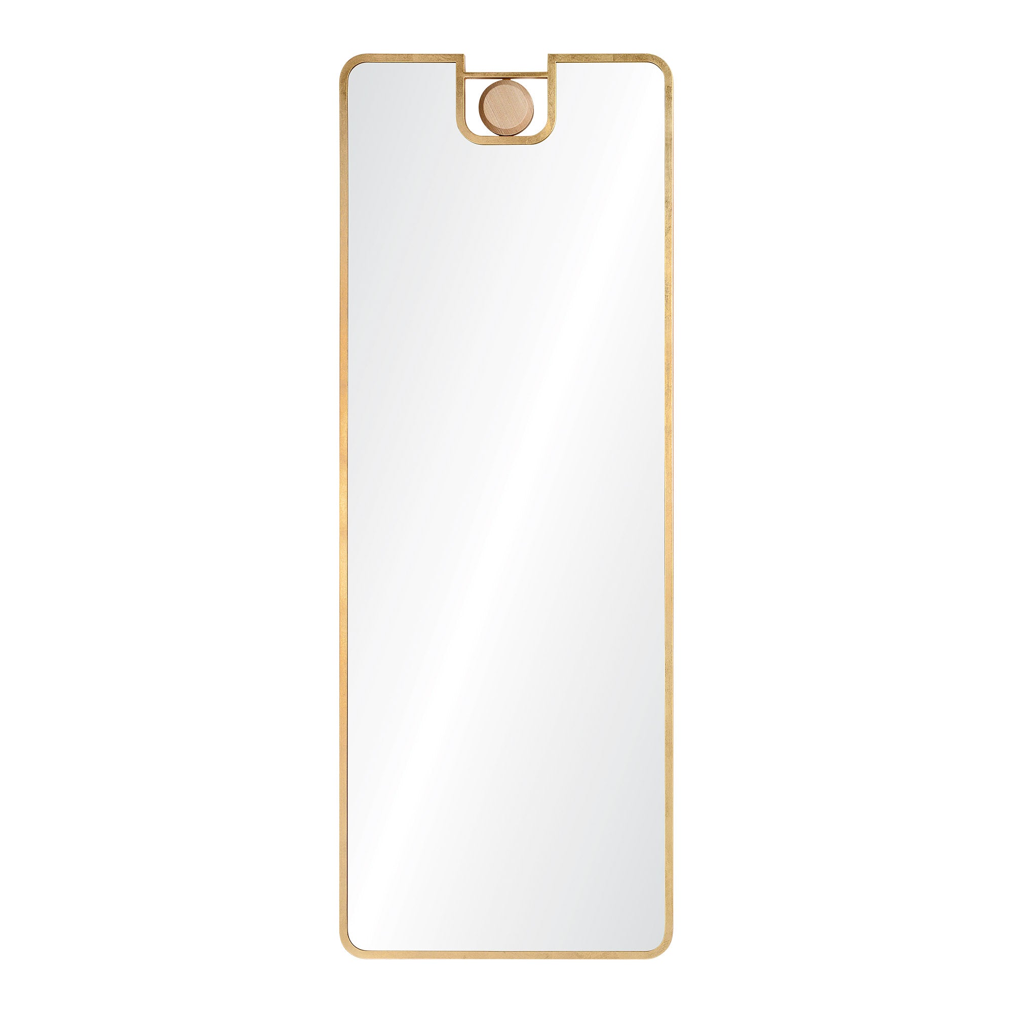 Kepler 65" Tall Rectangle Full Length Mirror, Yellow-Full Length Mirror-DECOROLALA