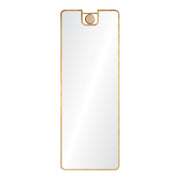Kepler 65" Tall Rectangle Full Length Mirror, Yellow-Full-Length Mirrors-DECOROLALA