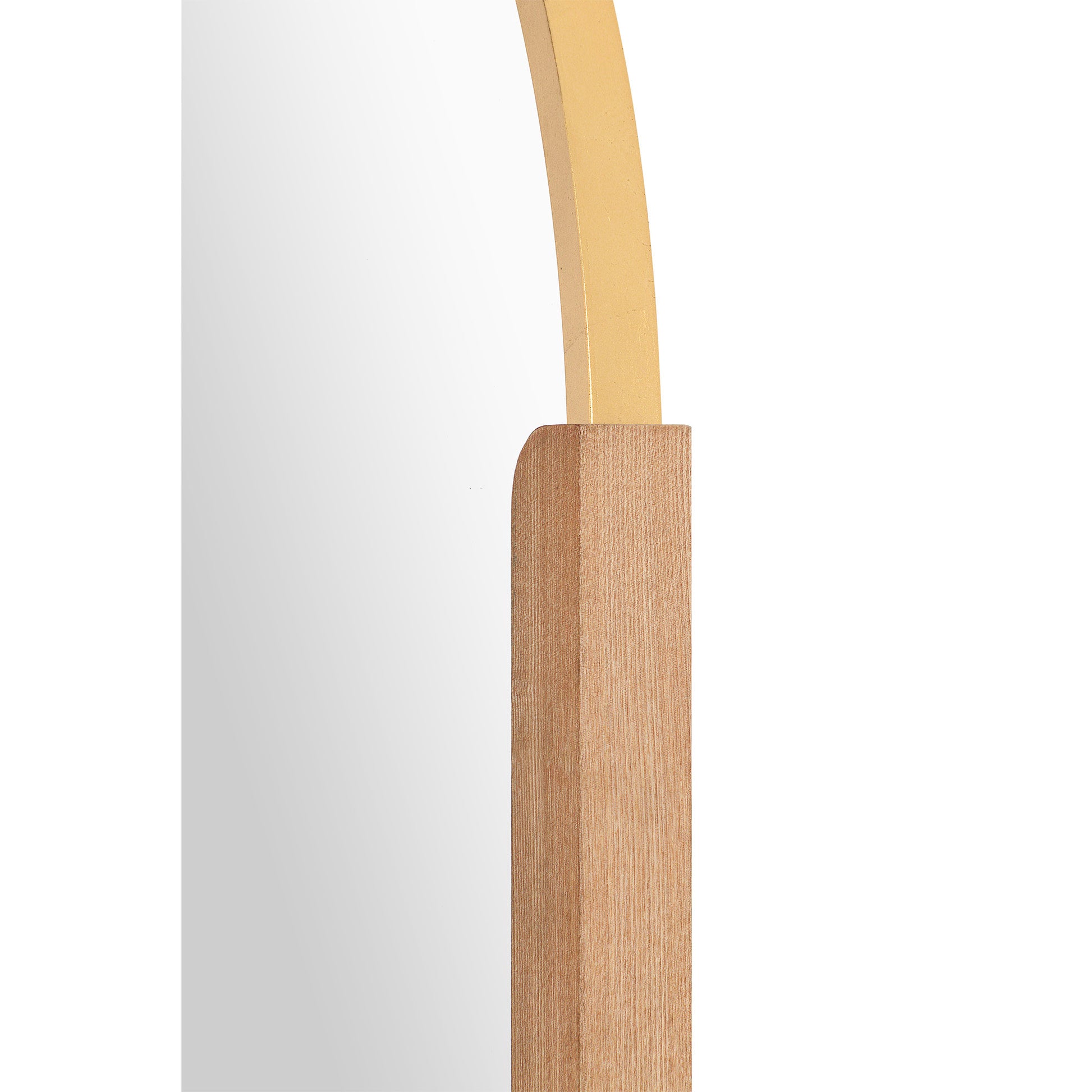 Kerianne 41" Tall Oval Wall Mirror, Yellow-Mirror-DECOROLALA