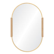 Kerianne 41" Tall Oval Wall Mirror, Yellow-Mirrors-DECOROLALA