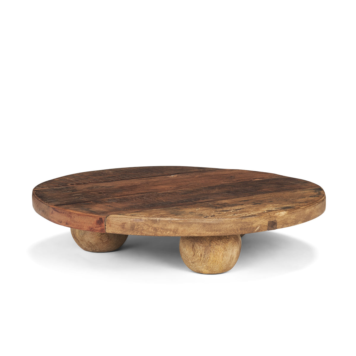 Kerra Large Solid Reclaimed Wood Tray-Trays-DECOROLALA